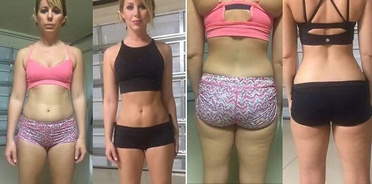 Φωτογραφίες πριν και μετά τη δίαιτα κετο