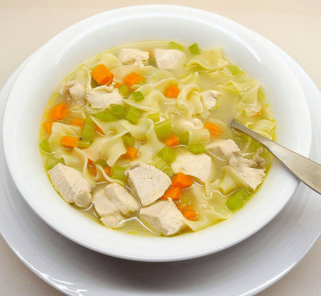 Κοτόπουλο σούπα για γαστρίτιδα